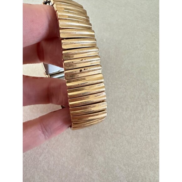 Elgin Shockmaster 60 manual vintage 10kt rolled gold plated tank wrist watch - Picture 6 of 12